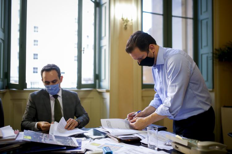 Procurador-Geral do Município, Carlos Eduardo da Silveira; Prefeito Nelson Marchezan Júnior EXECUTIVO