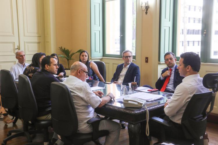 Marchezan reúne-se com Sindha para tratar do Centro de Eventos