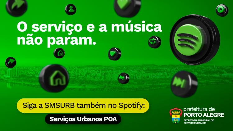 SMSUrb está no Spotify