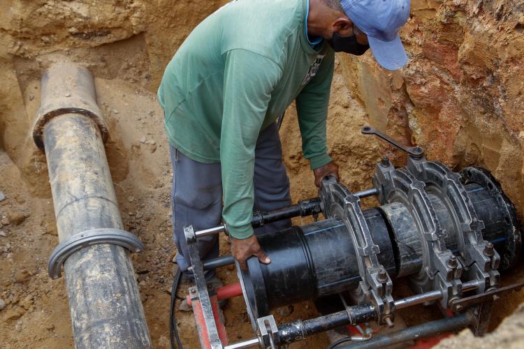 Serviços vinculados à Avenida Tronco irão afetar abastecimento de 17 bairros da Zona Sul. 