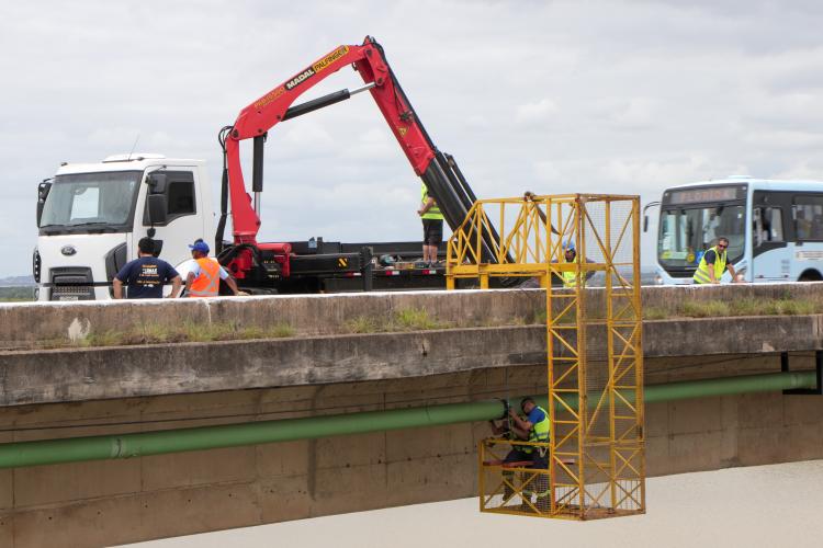 Obra vai interromper o trânsito em uma das pistas de rolamento do Vão do Rio Jacuí, próximo ao km 99 da BR 290.