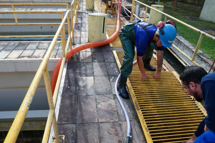Obras de requalificação da ETA Belém Novo entram na fase final
