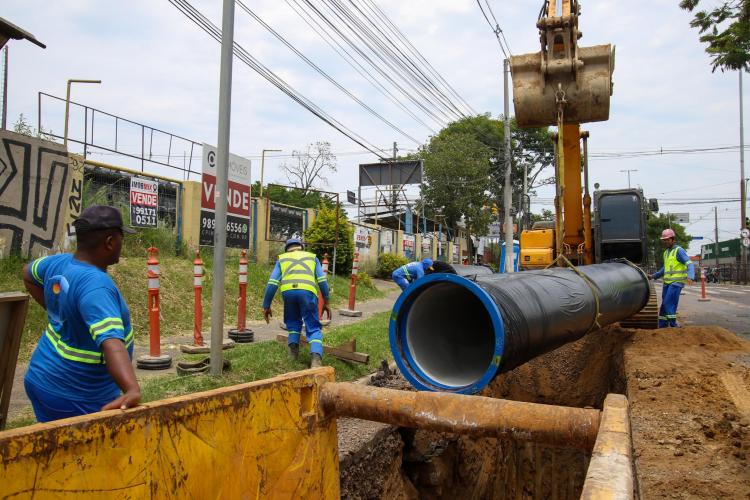 Nova adutora será ligada ao Sistema de Abastecimento São João nesta quinta-feira