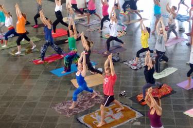 Yoga na Usina do Gasômetro