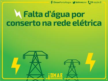 Serviço programado da CEEE afeta o abastecimento de água