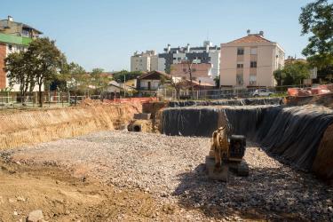 Macrodrenagem do Arroio Areia na praça Fortunato Pimentel