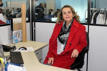 Diretora de Trabalho, Emprego e Renda e diretora do Sine Municipal, Susana Hoff Santos DESENVOLVIMENTO SOCIAL E ESPORTE