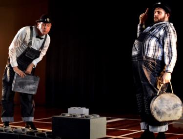 Sala Álvaro Moreyra terá o espetáculo O Gordo, o Magro e o Muro