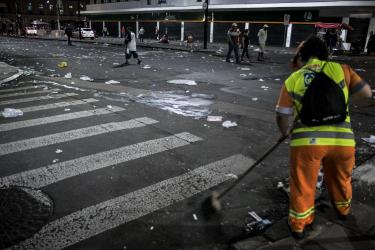 Operação de limpeza recolheu 1,4 toneladas de resíduos