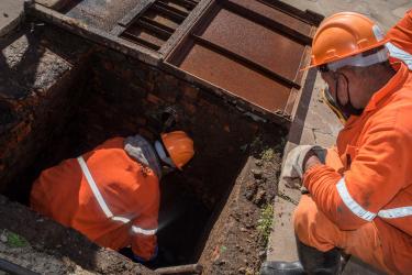 Limpeza da rede pluvial