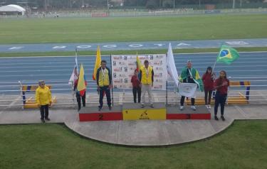 Guarda Municipal garante pódio em torneio sul-americano de atletismo na Colômbia