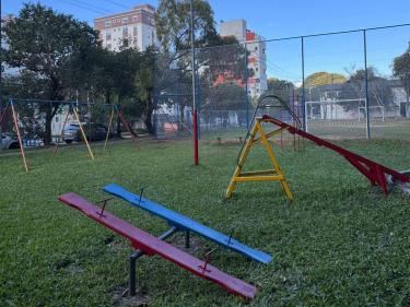 praça revitalizada nesta semana