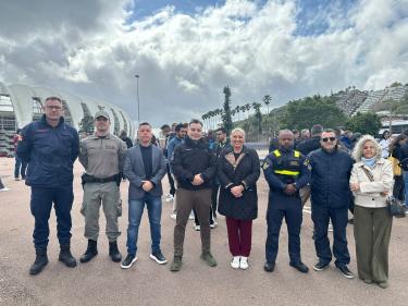 Secretaria Municipal de Segurança participa de vistoria da FIFA no Estádio Beira-Rio