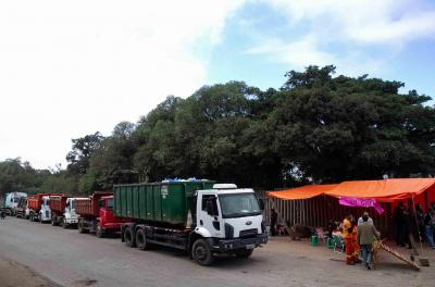 Simpa restringe acesso de caminhões no Transbordo do DMLU