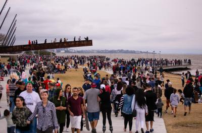 A orla Moacyr Scliar, ponto de encontro e prática de atividades esportivas, terá reforço do patrulhamento da Guarda Municipal nesta sexta-feira, durante o desfile de 7 de Setembro