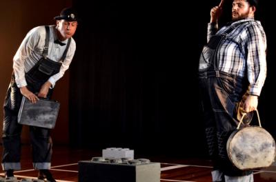 Sala Álvaro Moreyra terá o espetáculo O Gordo, o Magro e o Muro