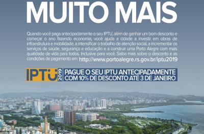 anúncio campanha do IPTU