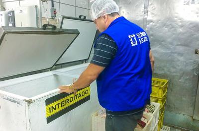 Vigilância em Saúde apreende 175 quilos de carne sem procedência