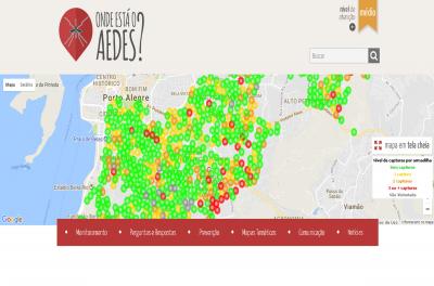 site Onde está o Aedes