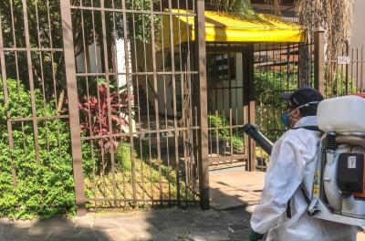 Higienópolis tem 78 imóveis pulverizados contra o Aedes