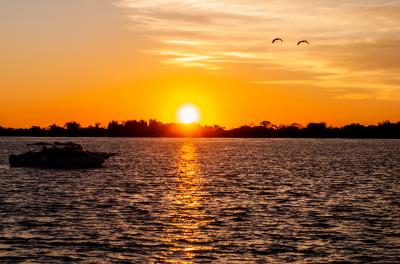 pôr do sol