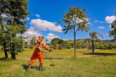 Capina em praças e parques