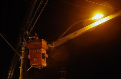 SMSUrb faz manutenção em 323 pontos de iluminação nesta terça