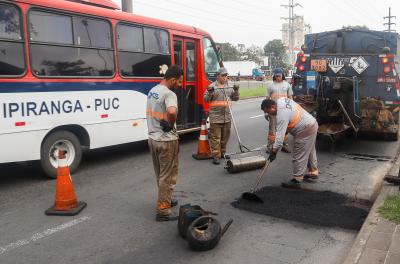 Prefeitura realiza requalificação preventiva de vias