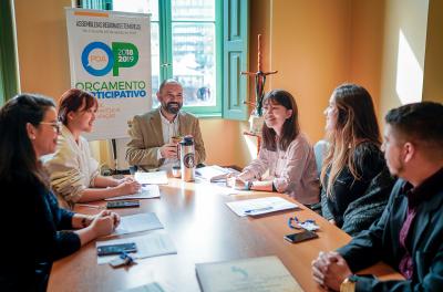 Estudantes coreanas conhceem OP da Capital