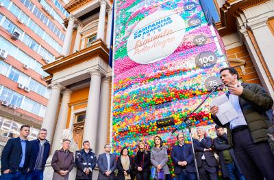 Festival estudantil comemora marca da Campanha do Agasalho