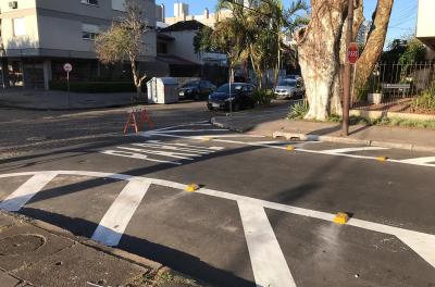 EPTC monitora mudanças de trânsito na rua Rafael Saad