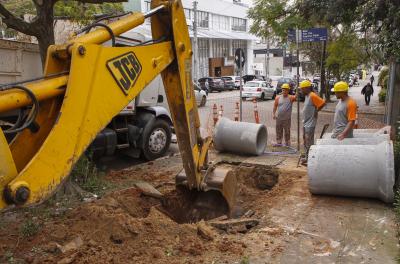 Rede pluvial Silva Jardim