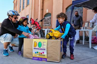 Domingo é dia de ação para a Campanha do Brinquedo