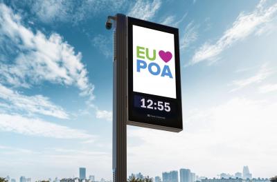 Protótipo dos relógios de rua deve ser instalado em até 45 dias