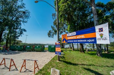 Ecoponto Móvel coleta uma tonelada de resÃduos na Vila Nova