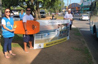 EPTC promove nova ação educativa em saídas da cidade