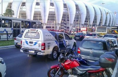 Agentes da Guarda atuam na Operação Flanelinha no Gre-Nal