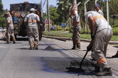 Operação Tapa-Buracos atendeu 47 vias na última semana
