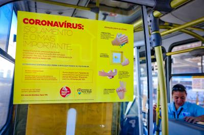 Redução das viagens de ônibus será de 39% neste domingo