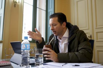 Prefeito reúne empresários da construção civil para falar sobre enfrentamento ao coronavírus 