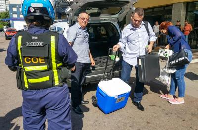 Batedores da EPTC realizam nova escolta de órgão para transplante