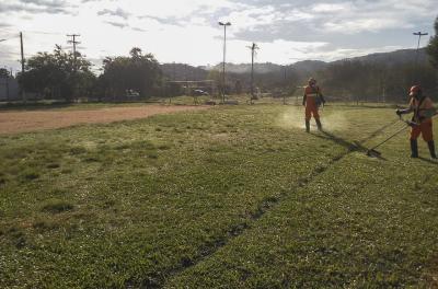 Prefeitura divulga trabalhos de manutenção e conservação de praças nesta quarta-feira