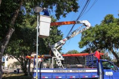 Prefeitura divulga serviços de iluminação desta terça-feira