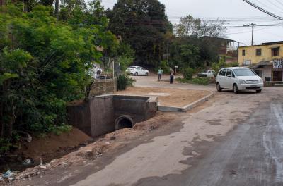 Finalizada manutenção emergencial na rua da Represa