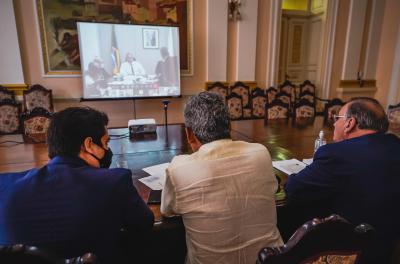 Em reunião com Pazuello, Melo encaminha demandas para agilizar vacinação na Capital