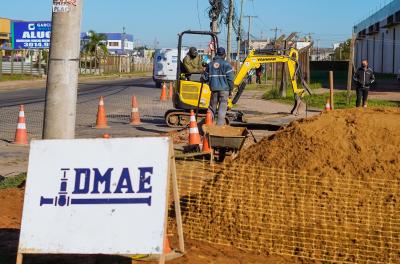 Dmae segue com a melhoria de redes de água na Zona Norte