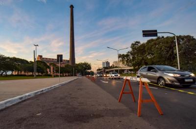 Orla do Guaíba tem fluxo de veículos liberado neste final de semana