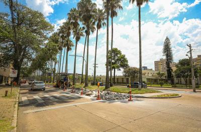 Obras na avenida João Pessoa