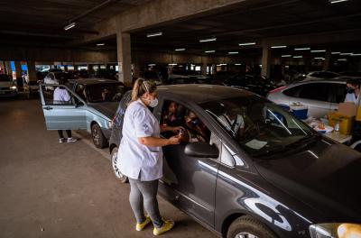 Covid-19: vacinação tranquila neste sábado em Porto Alegre