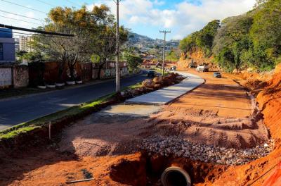 Obras de duplicação da avenida Tronco registram importante avanço no primeiro semestre de 2021